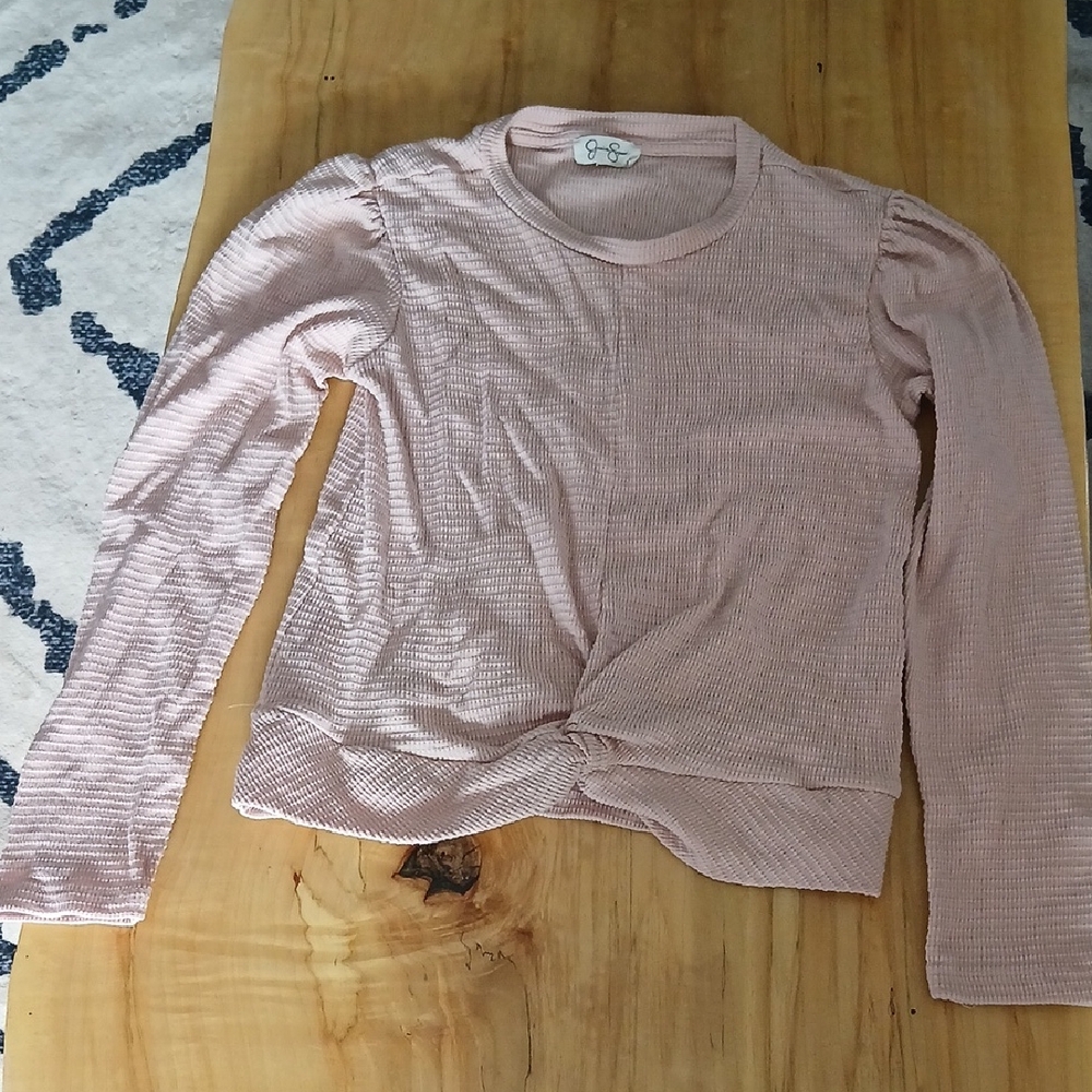 Jessica Simpson Pink Long Sleeve Kids Top